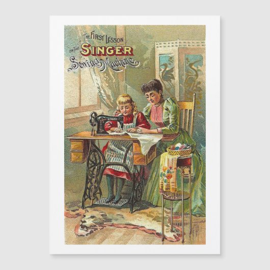 シンガー裁縫マシン「第1回レッスンビクトリアン」 (正面)