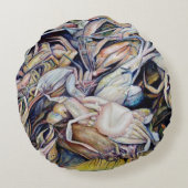 シンガ考えポールの外で ラウンドクッション (裏面)