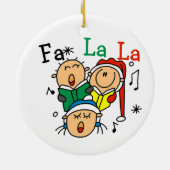 シンギングスティックフィギュルズホリデイオーナメント セラミックオーナメント (裏面)