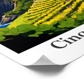 シンクテレイタリアアートヴィンテージトラベルイラストレーション ポスター (角)