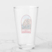 シンクテレイタリアウォーターカラーヴィンテージ タンブラーグラス (裏面)