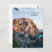 シンクテレイタリアウォーターカラーヴィンテージ ポストカード (正面/裏面)