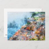 シンクテレイタリアウォーターカラー ポストカード (正面/裏面)