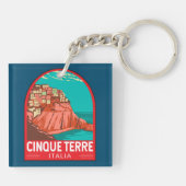 シンクテレイタリアトラベルアートヴィンテージ キーホルダー (裏面)