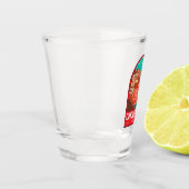 シンクテレイタリアトラベルアートヴィンテージ ショットグラス (左)