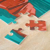 シンクテレイタリアトラベルアートヴィンテージ ジグソーパズル (側面)