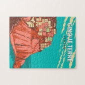 シンクテレイタリアトラベルアートヴィンテージ ジグソーパズル (横)