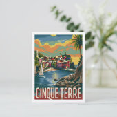 シンクテレイタリア有名ヴィンテージトラベルプレイス ポストカード (スタンド正面)