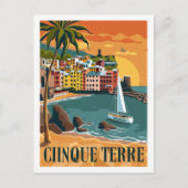 シンクテレイタリア有名ヴィンテージトラベルプレイス ポストカード (正面)