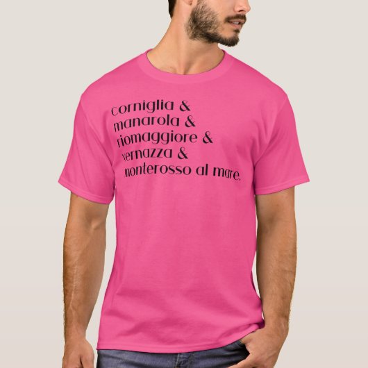 シンクテレタウンズラスペツィア Tシャツ (正面)