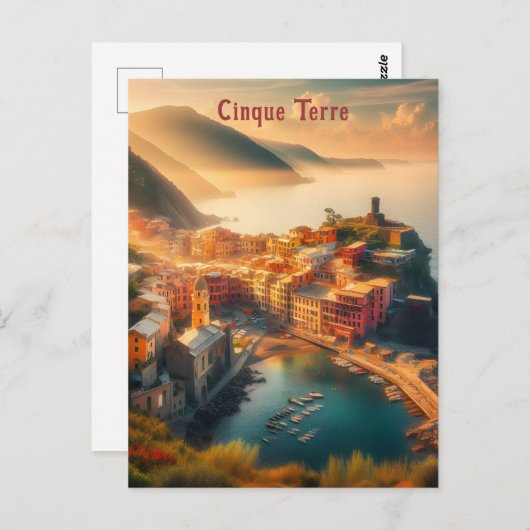 シンクテレビーチイタリアヴィンテージヨーロッパ旅行 ポストカード (正面/裏面)