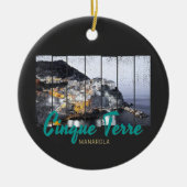 シンクテレマナロラリオマッジョーレイタリアンヴィンテージ セラミックオーナメント (正面)