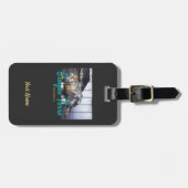 シンクテレマナロラリオマッジョーレイタリアンヴィンテージ ラゲッジタグ (正面横)