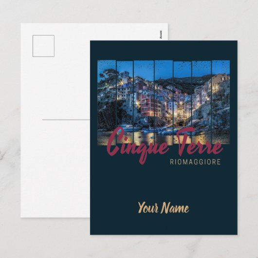 シンクテレリオマッジョーレイタリアンヴィンテージ土産 シーズンポストカード (正面/裏面)