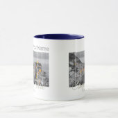 シンクテレヴェルナッツァイタリアヴィンテージ土産 マグカップ (中央)