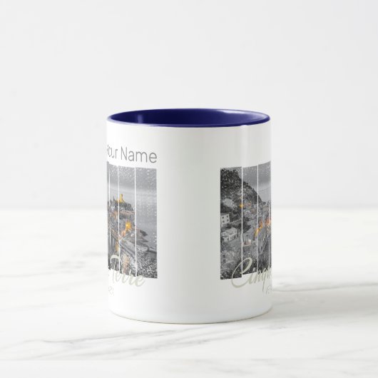 シンクテレヴェルナッツァイタリアヴィンテージ土産 マグカップ (中央)