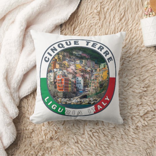 シンクテレーイタリア水彩ヴィンテージサークル クッション (ブランケット)