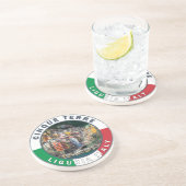 シンクテレーイタリア水彩ヴィンテージサークル コースター (側面)
