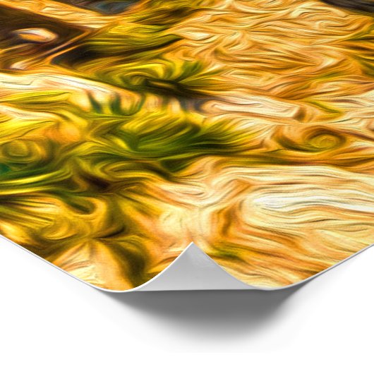 シンクテレーリグーリアイタリカラフルアルホーム絵画ズ ポスター (角)