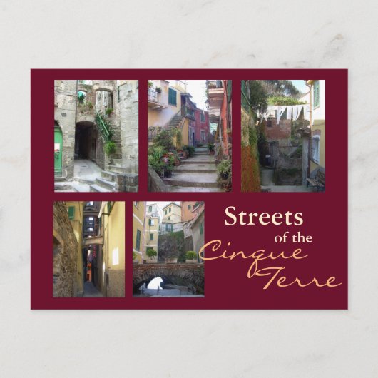 シンクテレ通りコラージュ ポストカード (正面)