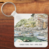 シンクテレItaly海の水の色のトラベイタリアンル キーホルダー (正面)