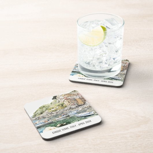 シンクテレItaly海の水の色のトラベイタリアンル コースター (右側)
