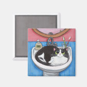 シンクベビー- Cat Magnet マグネット (正面/裏面)