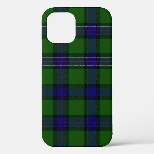 シンクラー タルタン ブルー グリーン チェック Case-Mate iPhoneケース (裏面)