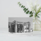 シンクレアガスステーション， 1939 ポストカード (スタンド正面)