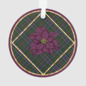 シンクレア狩りモダンオリジナルスコットランドタータンチェック オーナメント (裏面)