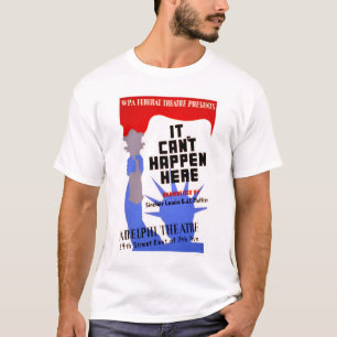 シンクレア・ルイスの自由1937 WPA Tシャツ