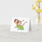 シンクロスイミング カード (黄色い花)