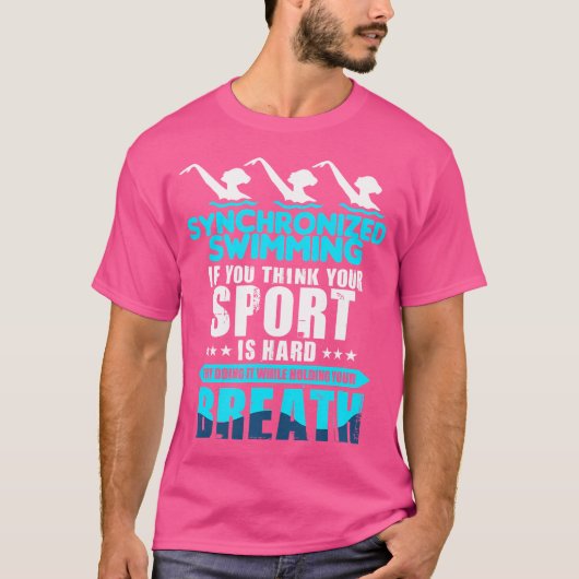 シンクロナイズドスイミングシャツ Tシャツ (正面)
