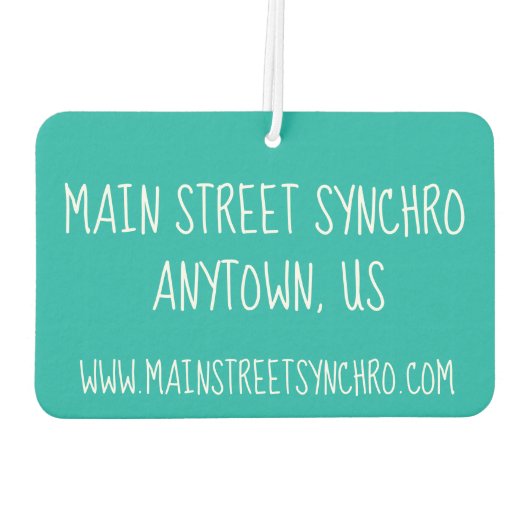 シンクロナイズドスイミングチームシンクロ泳ぐ人女子 カーエアーフレッシュナー (裏面)