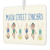 シンクロナイズドスイミングチームシンクロ泳ぐ人女子 カーエアーフレッシュナー (左)