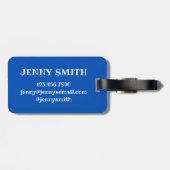 シンクロナイズドスイミングチームプールコーチクラブ ラゲッジタグ (裏面横)