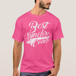 シンクロナイズドスイミング最高のシンクロコーチ Tシャツ