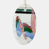 シンクロナイズドスイミング セラミックオーナメント (右)