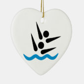 シンクロナイズドスイミング セラミックオーナメント (右)