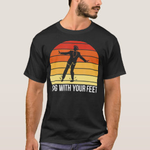 シングウィズ足ヴィンテージレトロタップダンス Tシャツ
