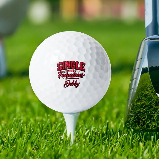 シングルだってイケてる！反バレンタインデー ゴルフボール