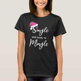 シングルでミンゴルなホリデーTシャツ ピンク Tシャツ