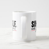 シングルで愛してる ジャンボコーヒーマグカップ (裏面)