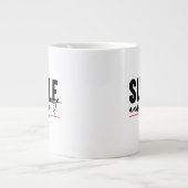 シングルで愛してる ジャンボコーヒーマグカップ (正面)