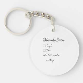 シングルスのバレンタイン状態 キーホルダー
