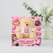 シングルズ・アウェアネス・デーの挨拶（アンチバレンタイン付き） カード (スタンド正面)