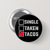 シングルテイクンタコス バレンタインデー ジョーク 缶バッジ (正面&裏面)