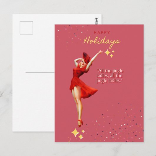 シングルベル ポストカード (正面/裏面)