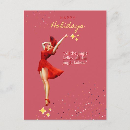 シングルベル ポストカード (正面)