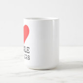シングルマザーが好き コーヒーマグカップ (中央)